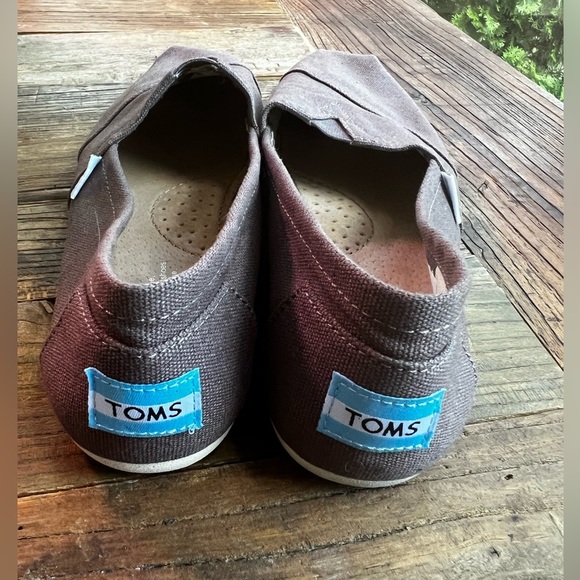 Toms Womens Classic Alpargata Heritage Ash Canvas001001B07-GREY Size 8 - Picture 2 of 5